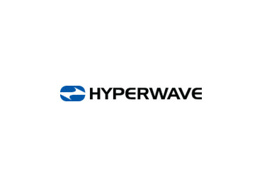 Logo von Hyperwave vor weißem Hintergrund.
